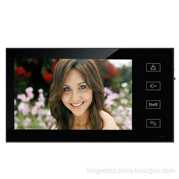 Access control system, high resolution, touch panel, 4 wires simple wiring and easy installation